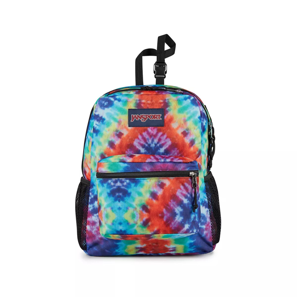 Jansport Hippie Days Adaptive 16" Backpack: Abstract Multi-Burst Design
